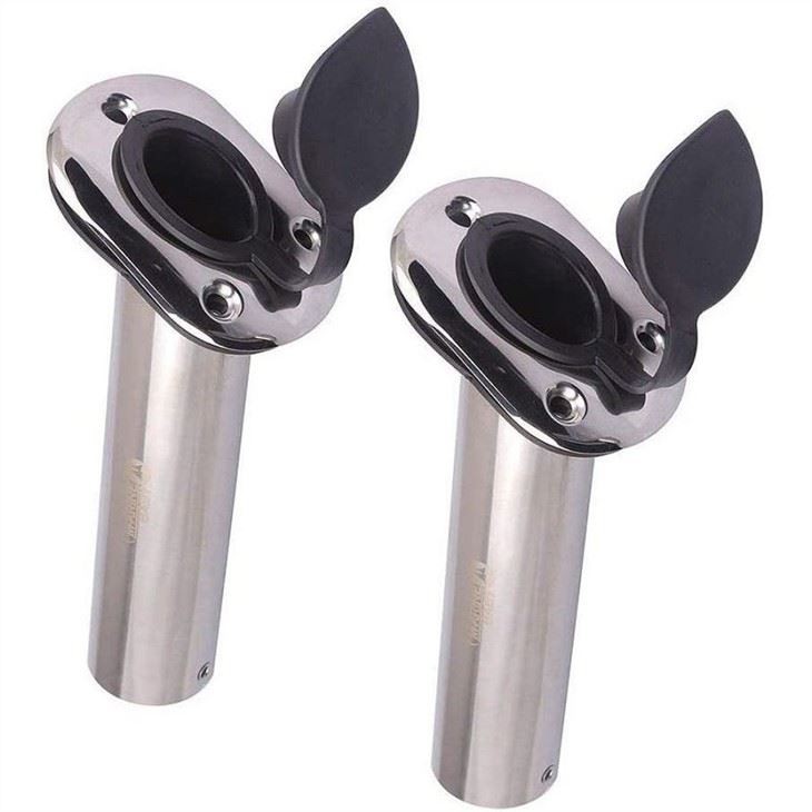 Three Tube Plastic Fishing Pole Seat Motorboat Yacht Stand Removable Fishing Stand Rod Holder