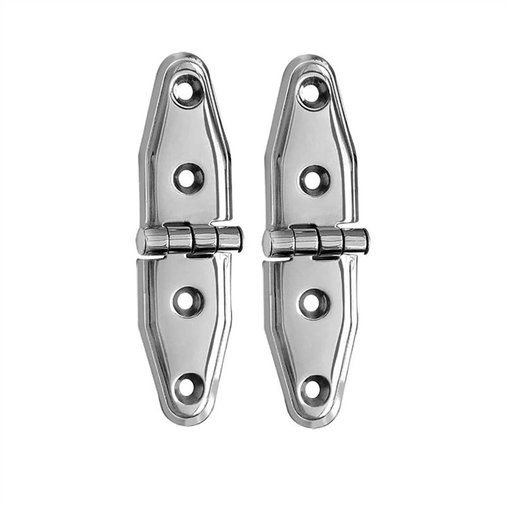 Marine Stainless Steel Door Hinge Mirror Polished Cabinet Hinges