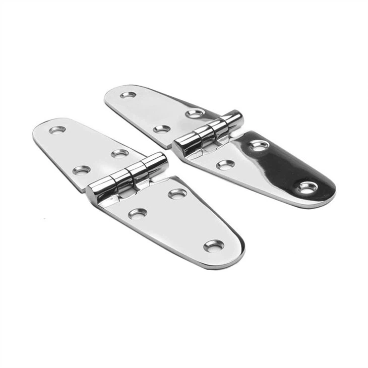 Marine Stainless Steel Door Hinge Mirror Polished Cabinet Hinges