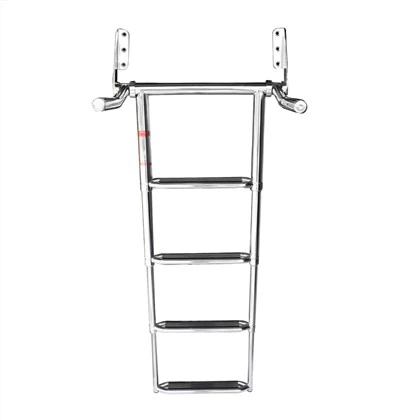 Stainless Steel Handrail 4 Steps Ladder